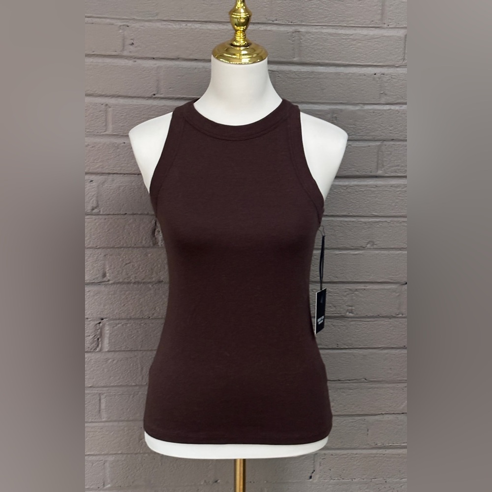 Simply Vera NWT  Sleeveless Brown Top L